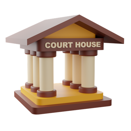 Court House  3D Icon