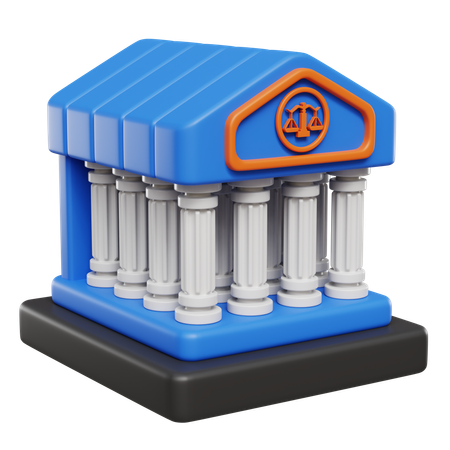 Court House  3D Icon