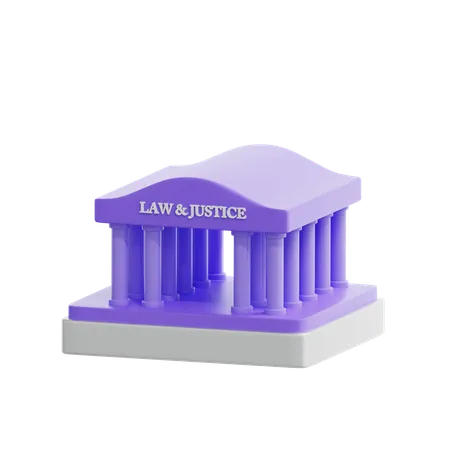 Court Office  3D Icon