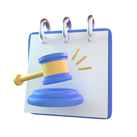 Court Schedule  3D Icon