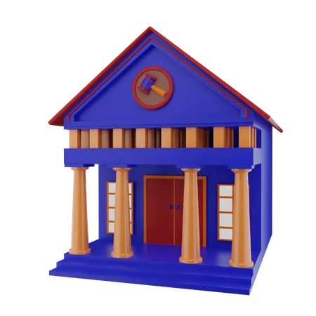 Courthouse  3D Icon