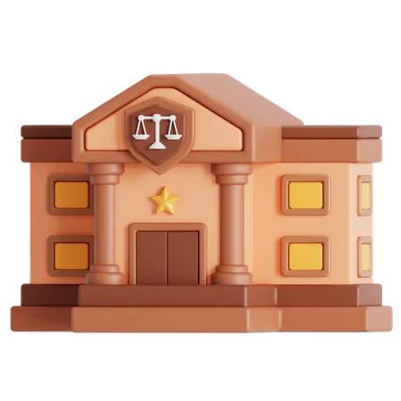 Courthouse  3D Icon