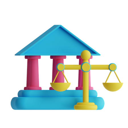 Courthouse  3D Icon