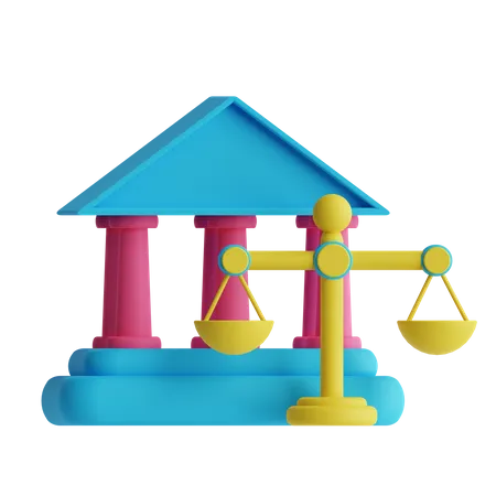 Courthouse 3D Icon