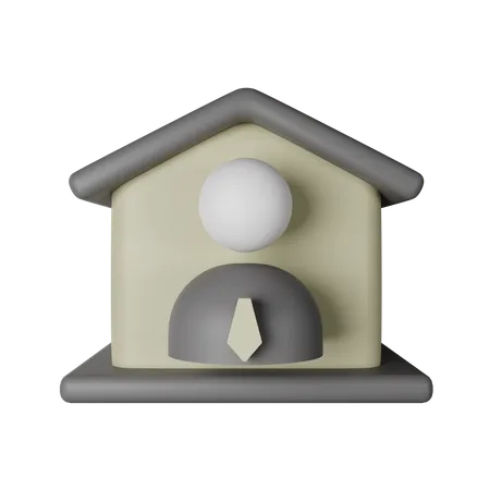 Courtier immobilier  3D Icon