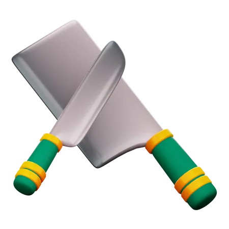 Couteau de boucher  3D Icon