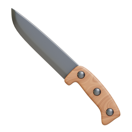 Couteau de camping  3D Icon