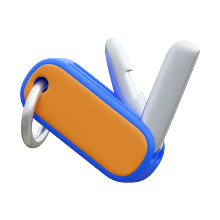 Couteau de camping  3D Icon