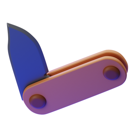 Couteau de poche  3D Icon