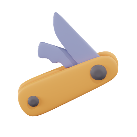 Couteau de poche  3D Icon