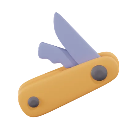 Couteau de poche  3D Icon