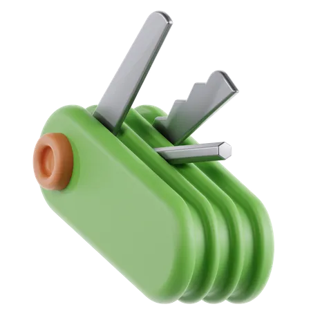Couteau de poche  3D Icon