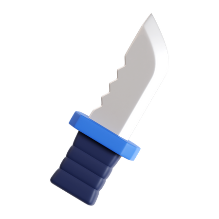 Couteau de survie  3D Icon