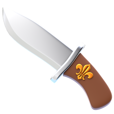 Couteau de survie scout  3D Icon