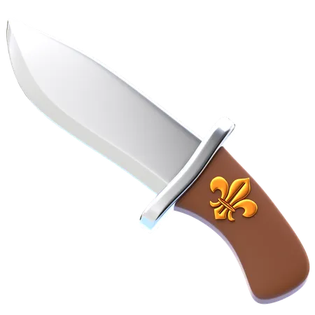 Couteau de survie scout  3D Icon