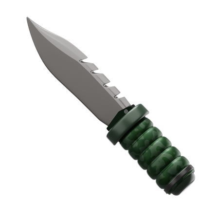 Couteau militaire  3D Icon