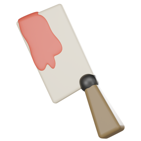 Couteau sanglant  3D Icon