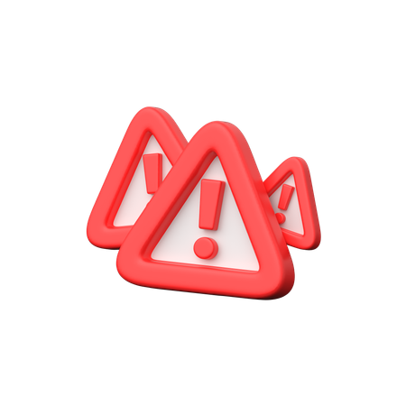 Coution  3D Icon