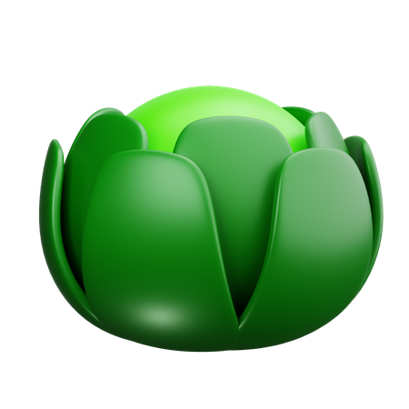 Couve de bruxelas  3D Icon