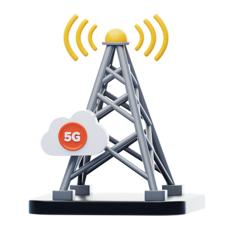 Couverture 5G  3D Icon