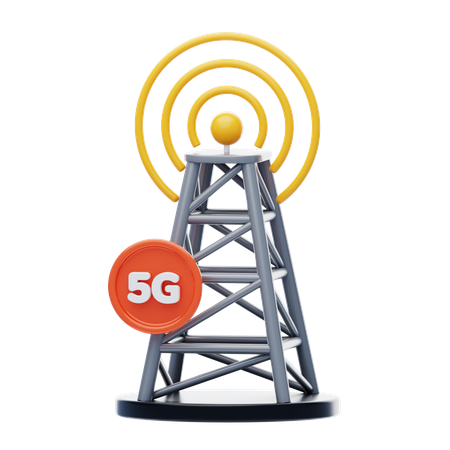 Couverture 5G  3D Icon