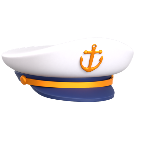 Couvre-chef de capitaine  3D Icon