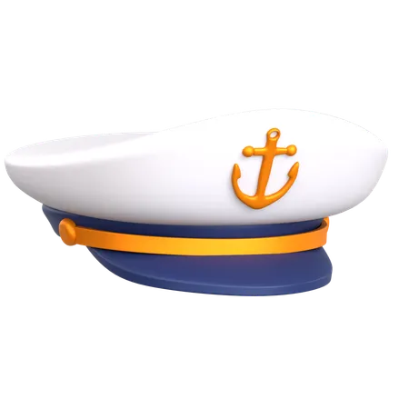 Couvre-chef de capitaine  3D Icon