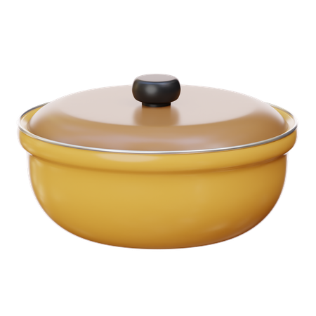 Covered Dish  3D Icon