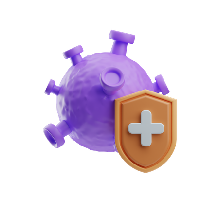 Covid Shield  3D Icon