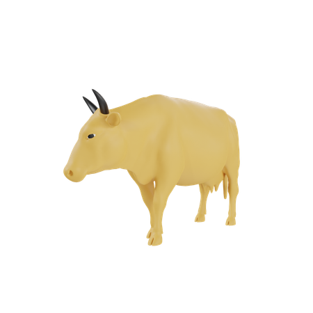 Cow  3D Icon