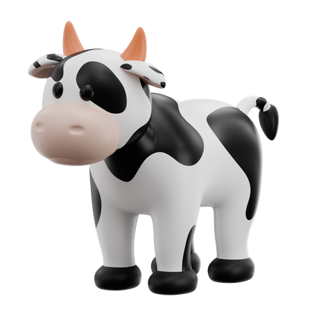 Cow  3D Icon