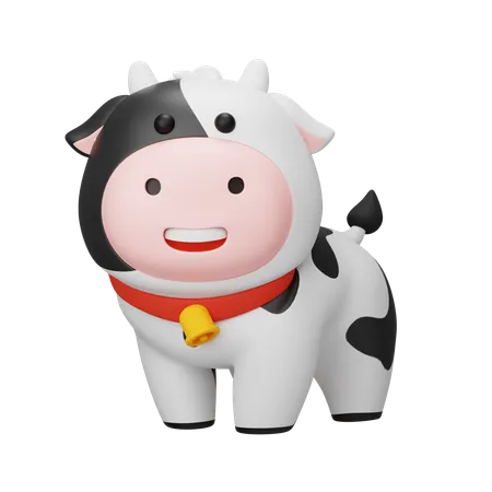 Cow  3D Icon