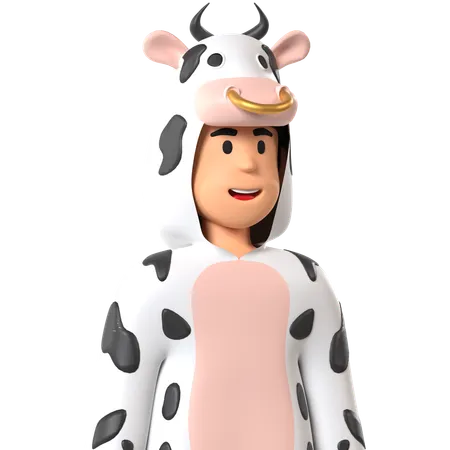 Cow  3D Icon