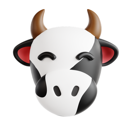 Cow  3D Icon