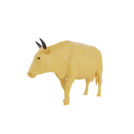 Cow  3D Icon