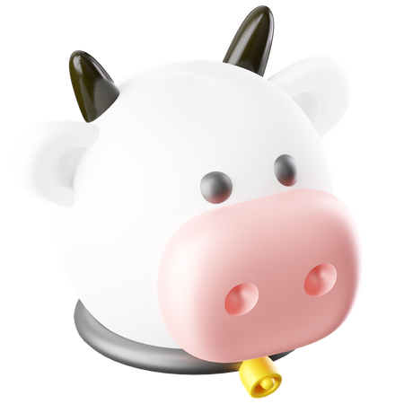 Cow  3D Icon