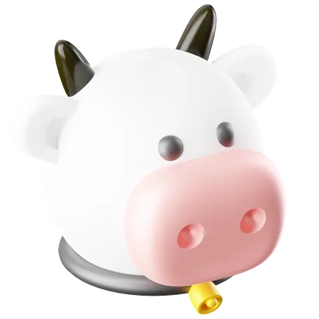 Cow  3D Icon