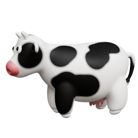 Cow  3D Icon