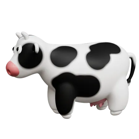 Cow  3D Icon