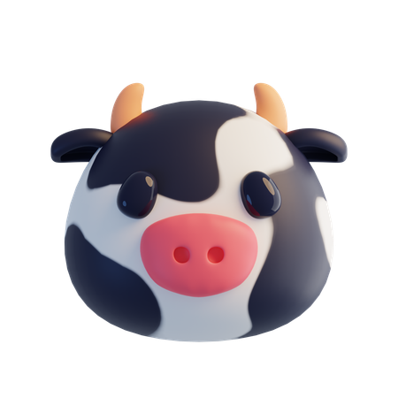 Cow  3D Icon