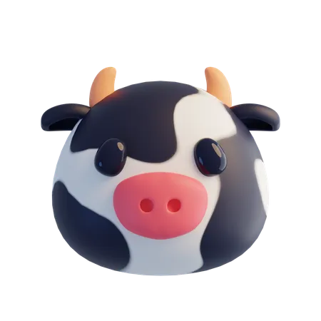 Cow  3D Icon