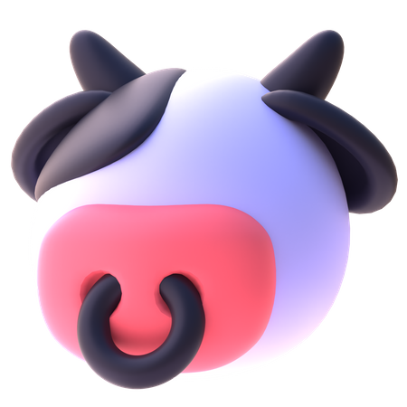 Cow  3D Icon