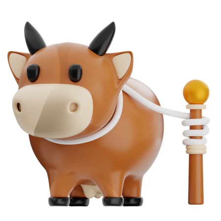 Cow  3D Icon