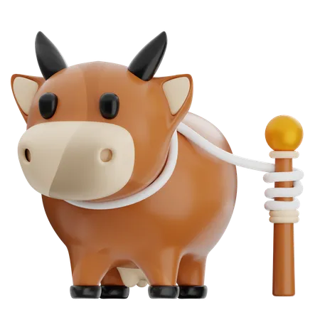 Cow  3D Icon