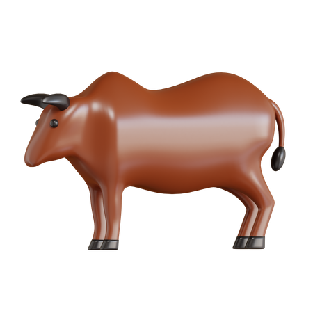 Cow  3D Icon