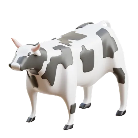 Cow  3D Icon