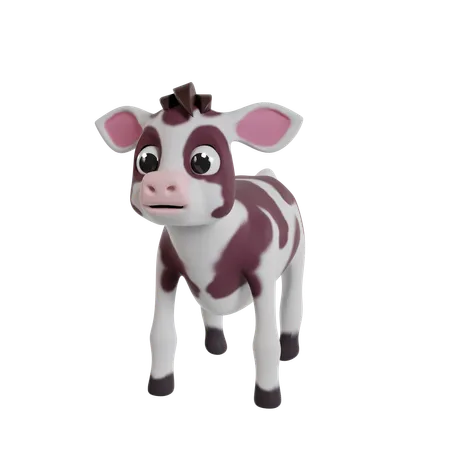 Cow  3D Icon