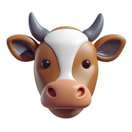Cow  3D Icon