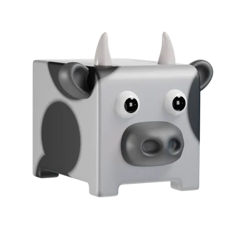 Cow  3D Icon