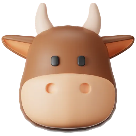 Cow  3D Icon